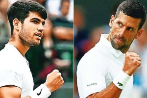 novak djokovic faces alcaraz in wimbledon final match