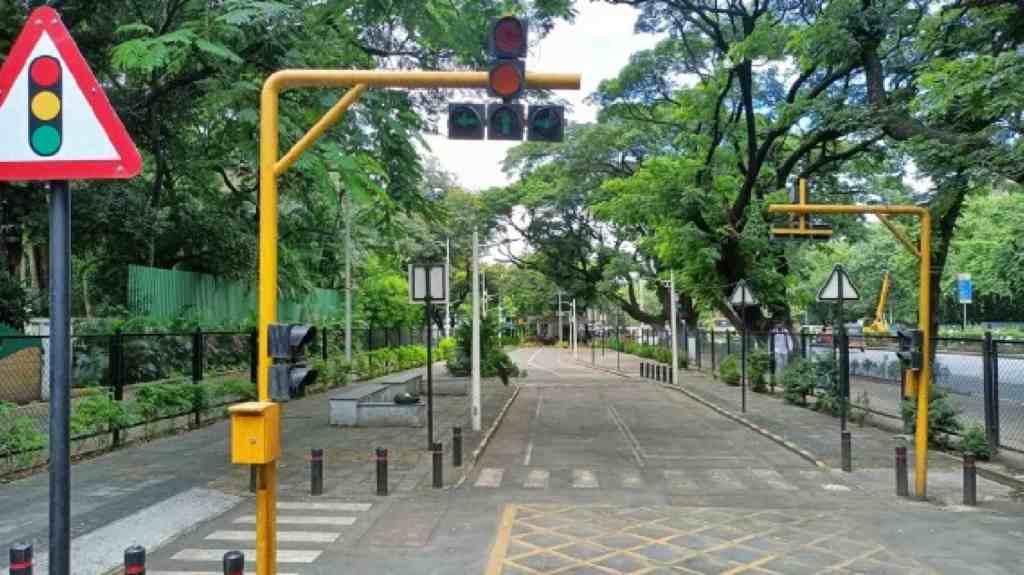 Panvel Municipal Administration, First Traffic Regulation Park in Kharghar, road Safety Education, panvel, Kharghar, Kharghar news, panvel news, latest news, marathi news