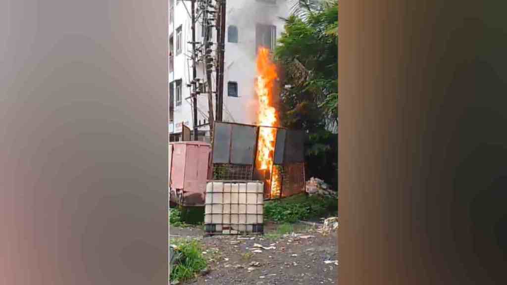 Transformer Fire in Ghansoli, Cuts Power to 2000 Homes, Restoration Expected by Evening, Ghansoli Transformer Fire, Ghansoli news, navi Mumbai news, latest news,