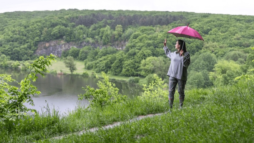 What happens to the body when you get drenched by the rain