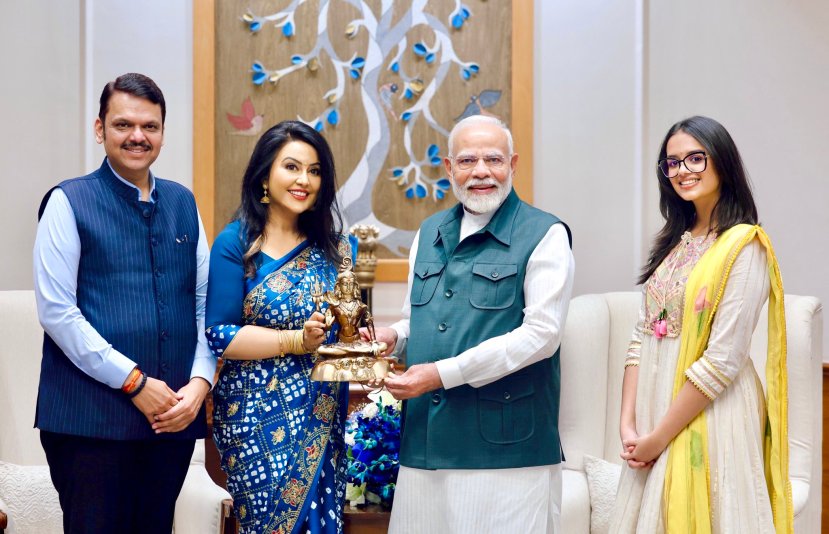 Amruta Fadnavis Shravani Somavar 2024