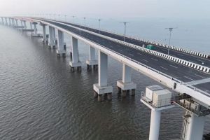 Atal Setu road crack case contractor was fined one crore rupees