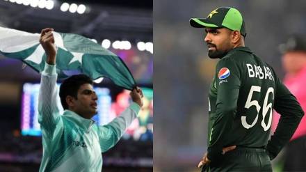 Babar Azam Trolled After Congratulating Arshad Nadeem with Post