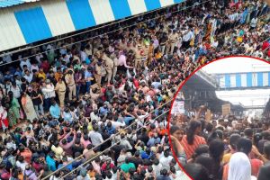 Badlapur school sexual abuse case Railway Station Protest