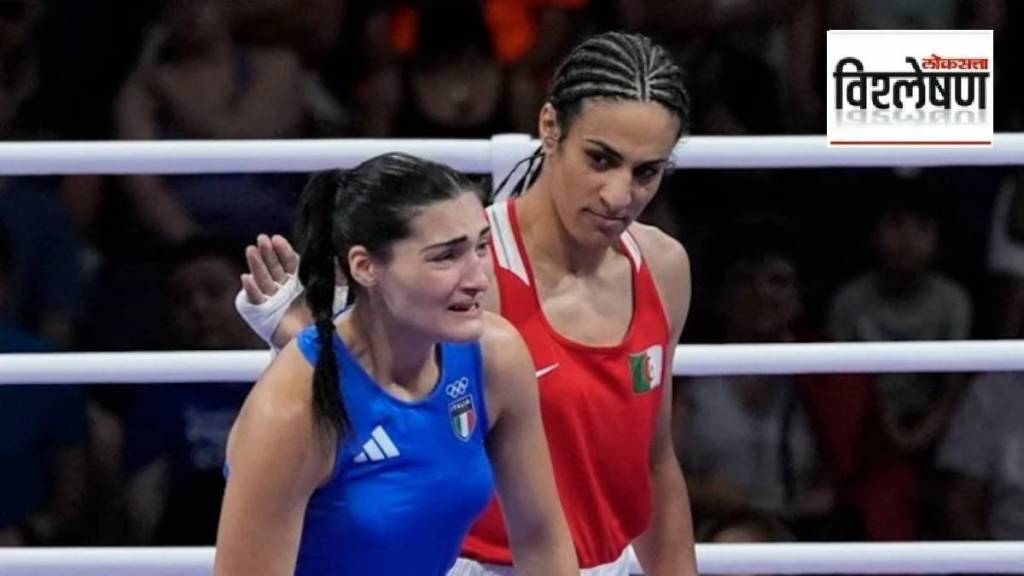 Carini abandoned her bout against Khelif