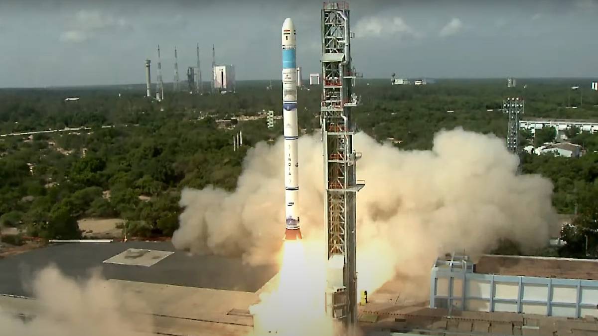 Isro Launch Vehicle Sslv D Successfully Launch Eos Satellite Isro