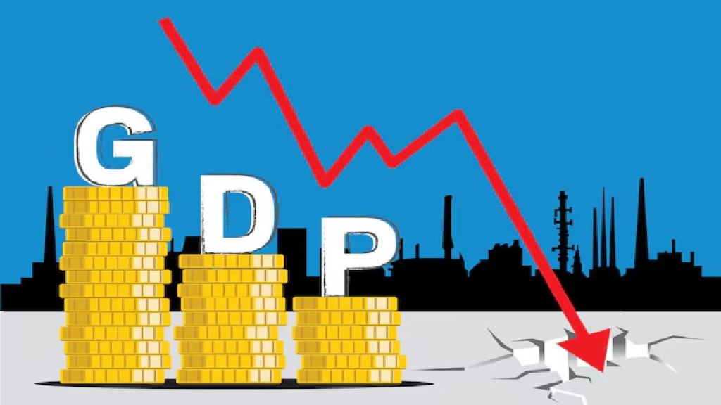 India GDP growth rate slows down freepik