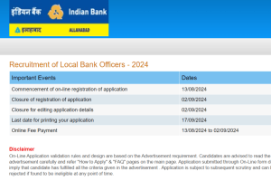 Indian Bank Recruitment 2024