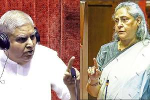 war of words between jaya bachchan and jagdeep dhankhar over language tone