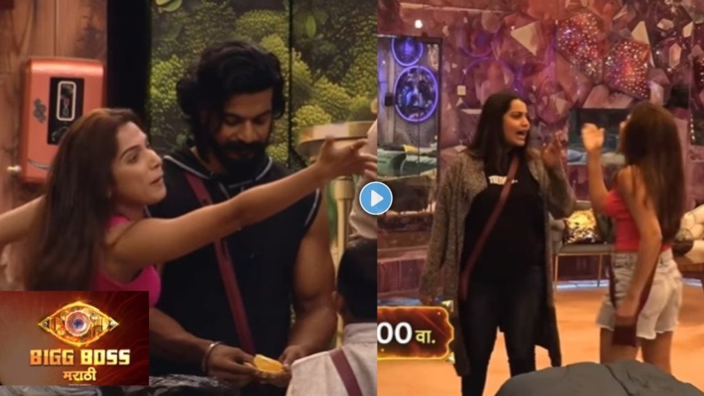 Jahnavi Killekar arya jadhav fight in bigg boss marathi