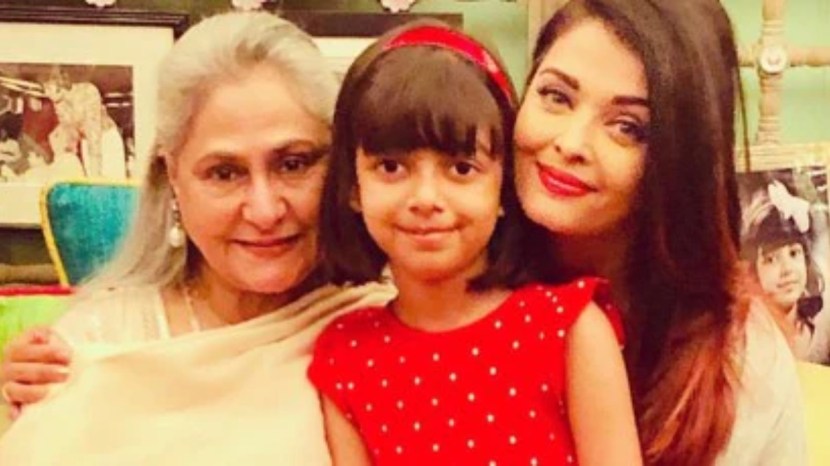 Jaya Bachchan with Aishwarya Rai