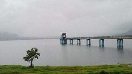 Morbe Dam of the Navi Mumbai Municipal Corporation was filled to the brim