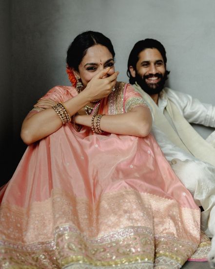 Sobhita Dhulipala shared engagement photos with Naga Chaitanya