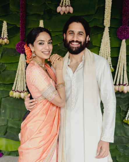 Sobhita Dhulipala shared engagement photos with Naga Chaitanya