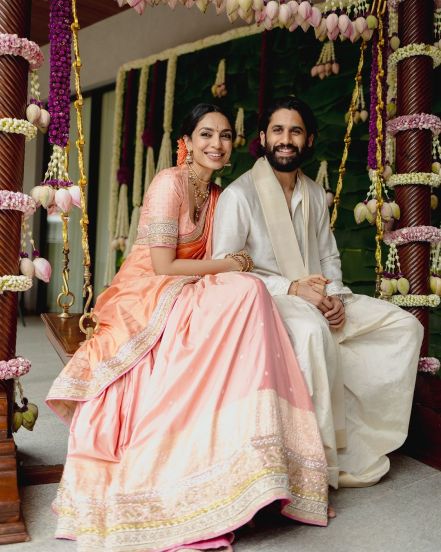 Sobhita Dhulipala shared engagement photos with Naga Chaitanya