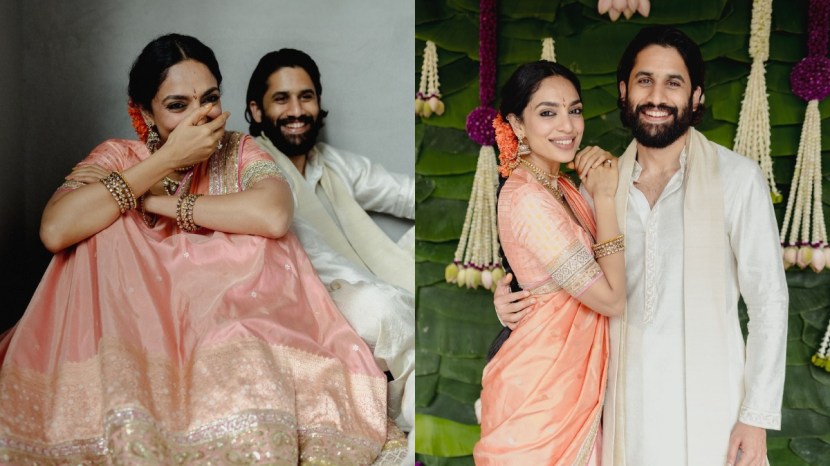 Sobhita Dhulipala shared engagement photos with Naga Chaitanya