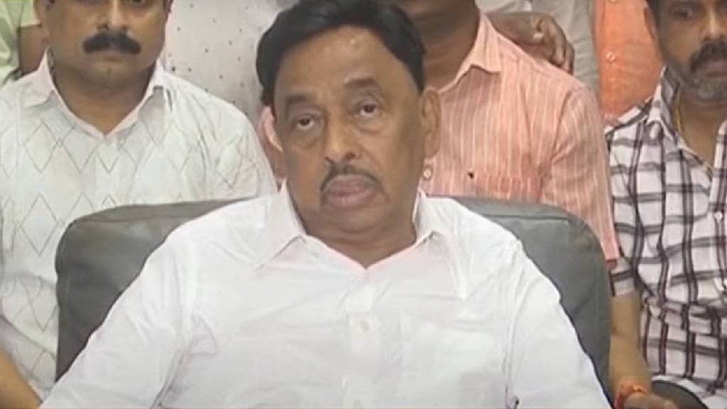 Narayan Rane on Chhatrapati Shivaji Maharaj Statu Collpase