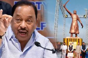 Narayan Rane on Statue Collapse