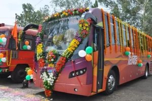 10 new electric buses introduced in Nashik division