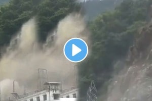 Sikkim Landslide Video Teesta Dam Power Station Destroyed After Major Sikkim Landslide