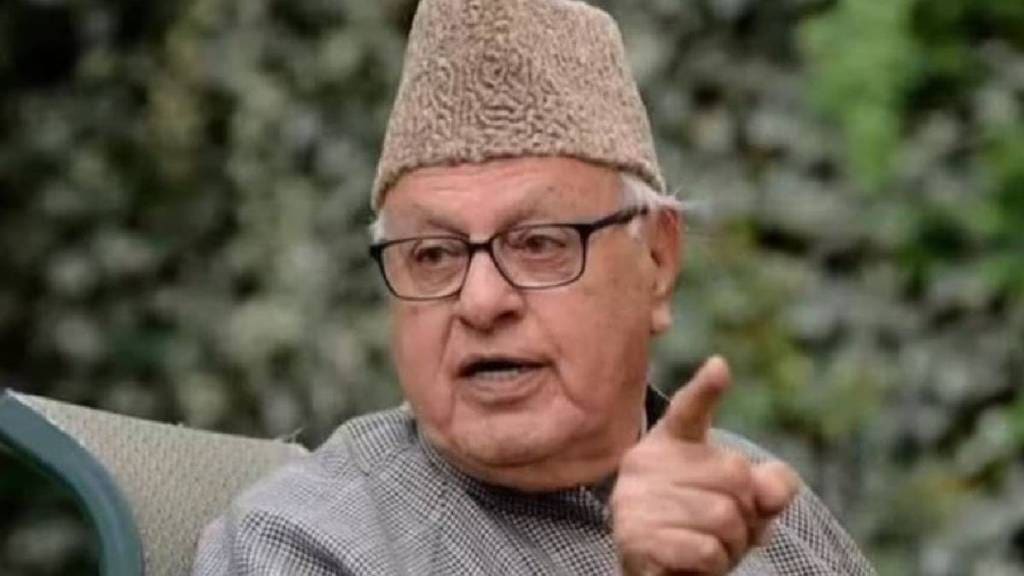 Former Chief Minister Farooq Abdullah