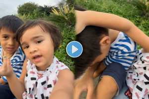 brother-sister making reel viral video