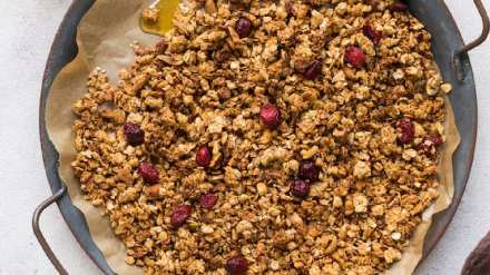 wheat panjiri for making an offering to Lord Krishna