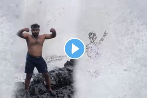 Two young people doing stunts on the beach will get expensive see what exactly happened shocking video