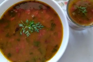 Tomato rassam recipe, Tomato rassam recipe in marathi