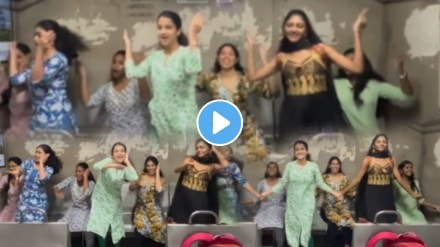 Mumbai local video of some girls dancing on a marathi song in mumbais local train is going viral