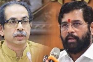 thane,shiv sena,uddhav thackeray,eknath shinde,UBT,shinde group,poster war