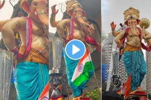 viral videos mumbai city viral video of ganpati bappa idol with t20i world cup theme