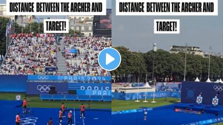 Paris Olympics 2024 Fans React on Archery ground video