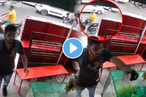 Thief who came ask price and steal things video goes viral on social media