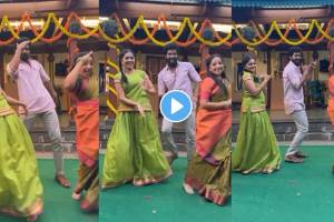 lakhat ek amcha dada fame nitish Chavan dance with isha and juee tanpure on O Pilaga Venkati song