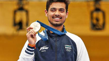 Paris 2024 Olympics Swapnil Kusale a bronze medal Shooter received a double promotion by the Central Railways