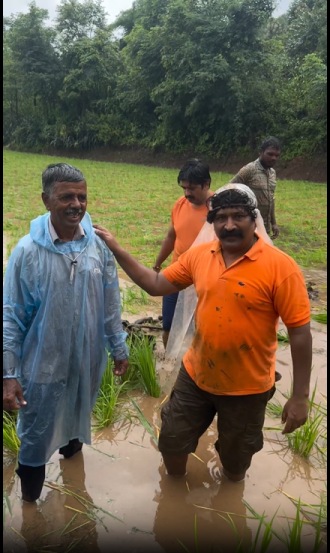 Pravin Tarde Rice Farming