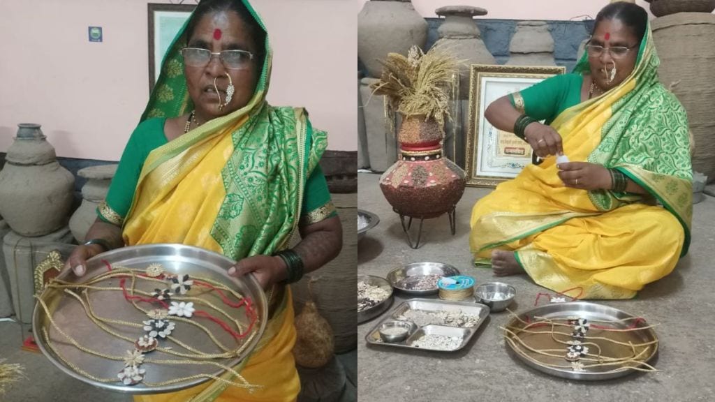 unique gift of Padmashri Rahibai Popere in the form of seed rakhi