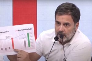 Rahul gandhi on Stock market