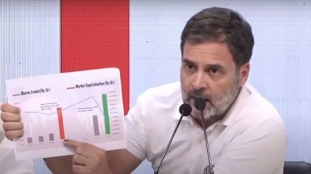 Rahul gandhi on Stock market