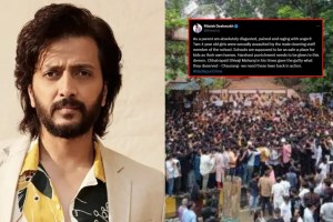 Riteish Deshmukh reacts on Badlapur Sexual Assault Case