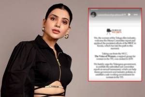 Samantha Ruth Prabhu on hema committee report