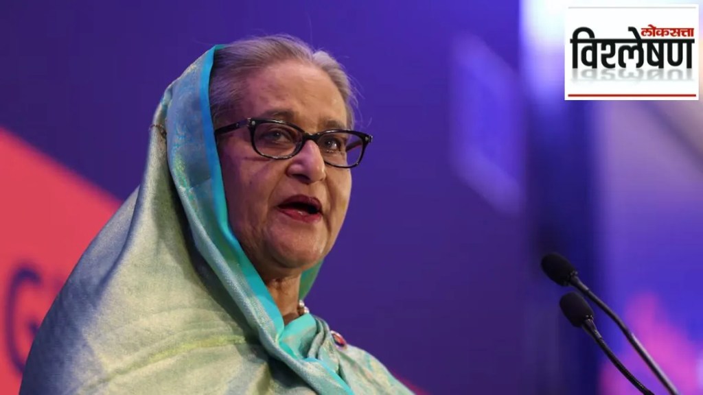 Sheikh Hasina head of state in Bangladesh in the Indian subcontinent has always faced conflict