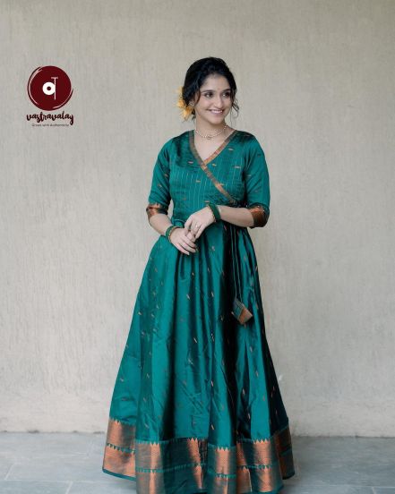 Shivani Sonar Angrakha Banarasi Dress