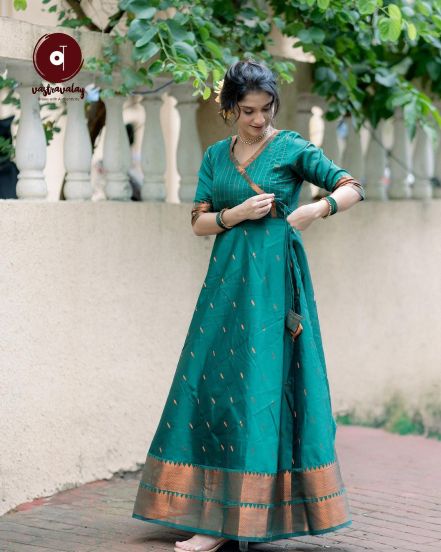 Shivani Sonar Angrakha Banarasi Dress