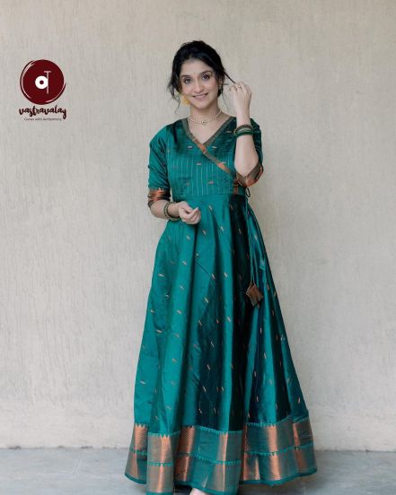 Shivani Sonar Angrakha Banarasi Dress