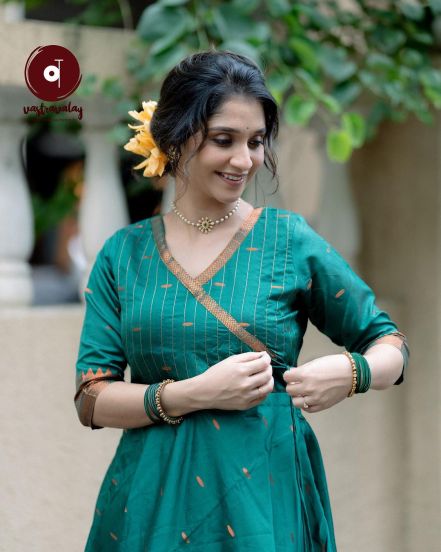 Shivani Sonar Angrakha Banarasi Dress