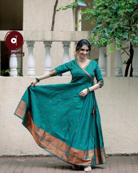 Shivani Sonar Angrakha Banarasi Dress