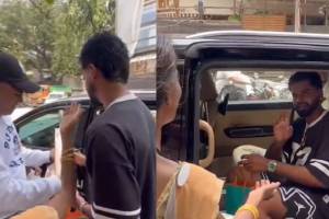 Shreyas Iyer Helps Poor Woman with Money Video Viral