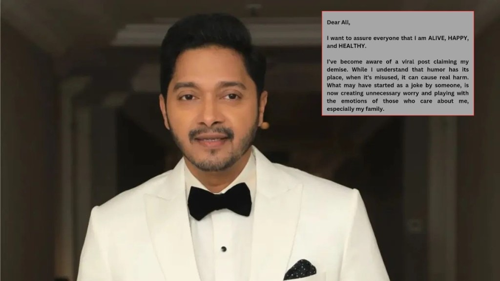 Shreyas Talpade reacts on his death rumors